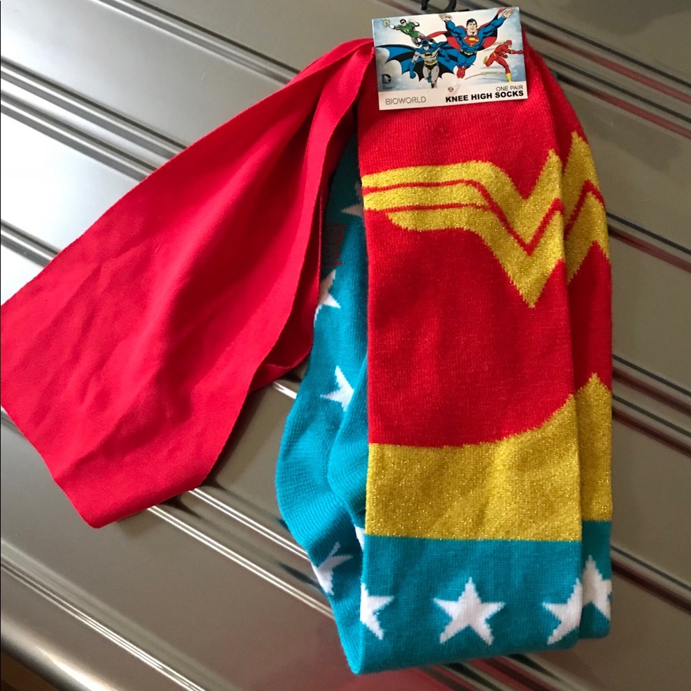 Wonder Woman Knee High Socks